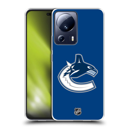 NHL Vancouver Canucks Plain Soft Gel Case for Xiaomi 13 Lite 5G