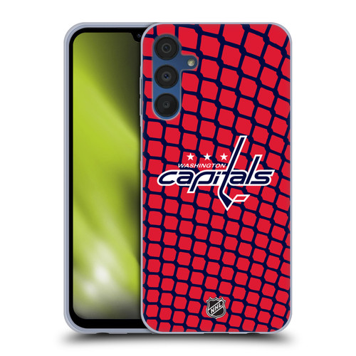 NHL Washington Capitals Net Pattern Soft Gel Case for Samsung Galaxy A15