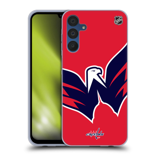 NHL Washington Capitals Oversized Soft Gel Case for Samsung Galaxy A15