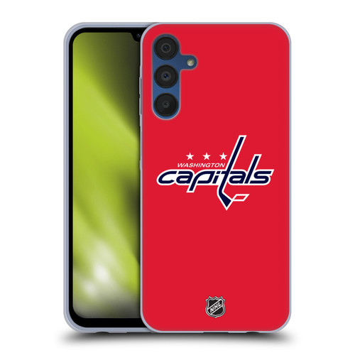 NHL Washington Capitals Plain Soft Gel Case for Samsung Galaxy A15