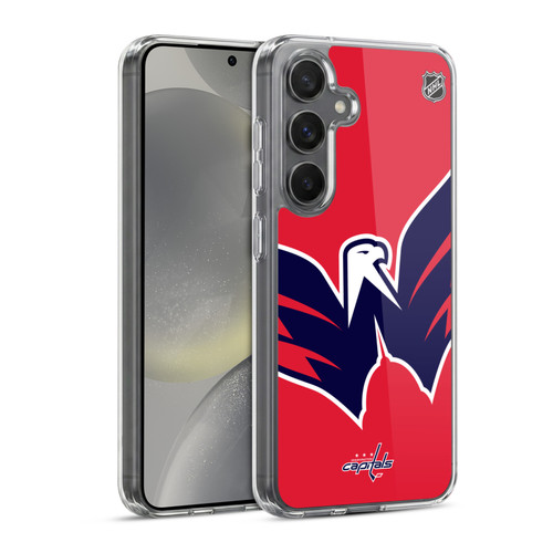 NHL Washington Capitals Oversized Soft Gel Case for Samsung Galaxy S24 5G