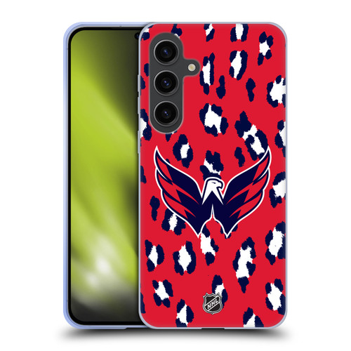 NHL Washington Capitals Leopard Pattern Soft Gel Case for Samsung Galaxy S24+ 5G NHL Washington Capitals Leopard Pattern Soft Gel Case for Samsung Galaxy S24+ 5G