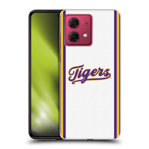 Louisiana State University LSU Louisiana State University Football Jersey Soft Gel Case for Motorola Moto G84 5G