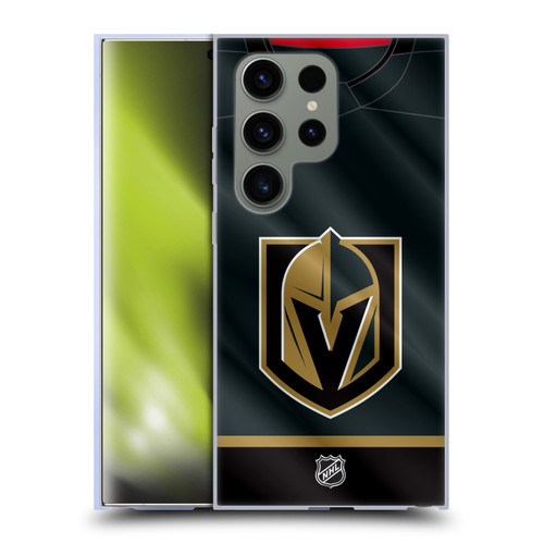 NHL Vegas Golden Knights Jersey Soft Gel Case for Samsung Galaxy S24 Ultra 5G