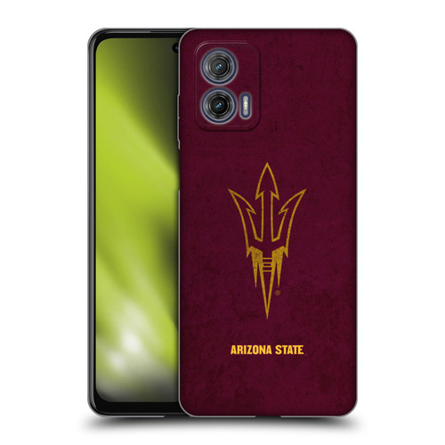 Arizona State University ASU Arizona State University Distressed Look Soft Gel Case for Motorola Moto G73 5G