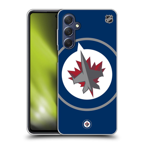 NHL Winnipeg Jets Oversized Soft Gel Case for Samsung Galaxy M54 5G