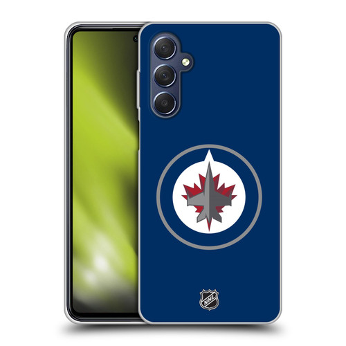 NHL Winnipeg Jets Plain Soft Gel Case for Samsung Galaxy M54 5G