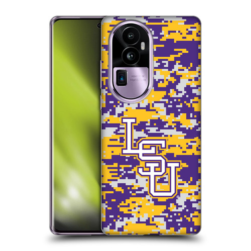 Louisiana State University LSU Louisiana State University Digital Camouflage Soft Gel Case for OPPO Reno10 Pro+