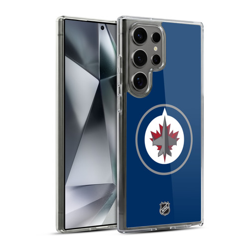 NHL Winnipeg Jets Plain Soft Gel Case for Samsung Galaxy S24 Ultra 5G & MagSafe