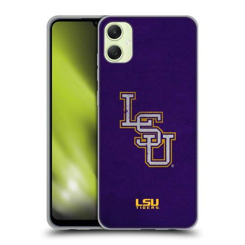 Louisiana State University LSU Louisiana State University Distressed Look Soft Gel Case for Samsung Galaxy A05