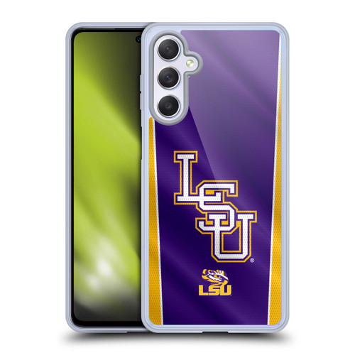 Louisiana State University LSU Louisiana State University Banner Soft Gel Case for Samsung Galaxy M54 5G