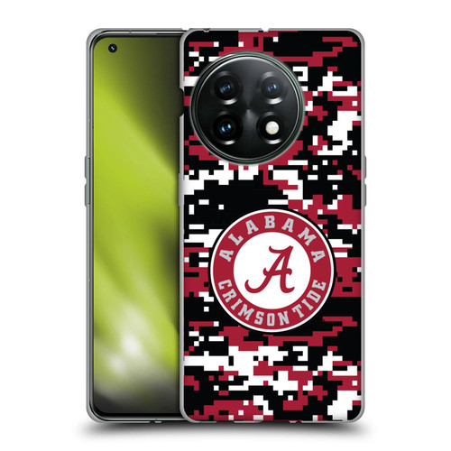 University Of Alabama UA The University Of Alabama Digital Camouflage Soft Gel Case for OnePlus 11 5G