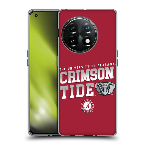 University Of Alabama UA The University Of Alabama Crimson Tide Soft Gel Case for OnePlus 11 5G