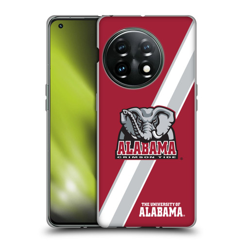 University Of Alabama UA The University Of Alabama Stripes Soft Gel Case for OnePlus 11 5G