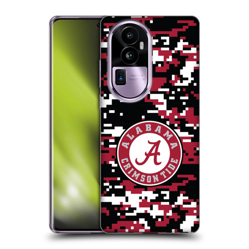 University Of Alabama UA The University Of Alabama Digital Camouflage Soft Gel Case for OPPO Reno10 Pro+