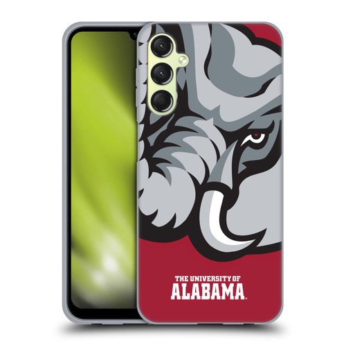 University Of Alabama UA The University Of Alabama Oversized Icon Soft Gel Case for Samsung Galaxy A24 4G / Galaxy M34 5G