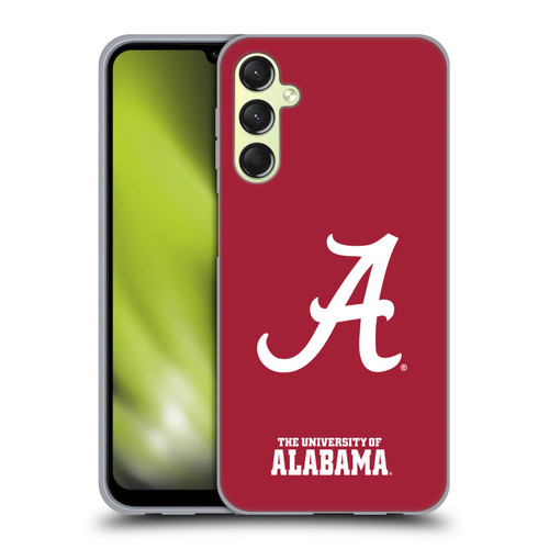 University Of Alabama UA The University Of Alabama Plain Soft Gel Case for Samsung Galaxy A24 4G / Galaxy M34 5G