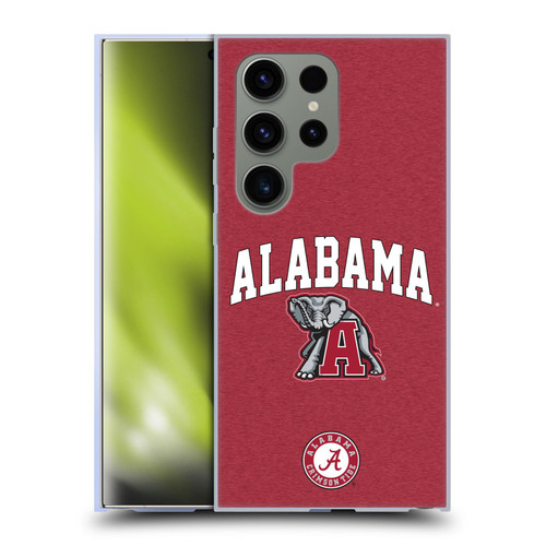 University Of Alabama UA The University Of Alabama Campus Logotype Soft Gel Case for Samsung Galaxy S24 Ultra 5G