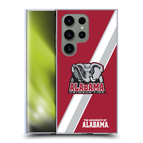 University Of Alabama UA The University Of Alabama Stripes Soft Gel Case for Samsung Galaxy S24 Ultra 5G