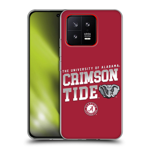 University Of Alabama UA The University Of Alabama Crimson Tide Soft Gel Case for Xiaomi 13 5G
