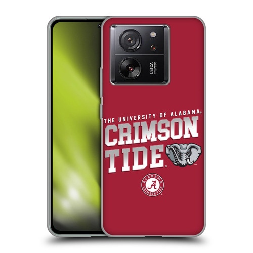 University Of Alabama UA The University Of Alabama Crimson Tide Soft Gel Case for Xiaomi 13T 5G / 13T Pro 5G