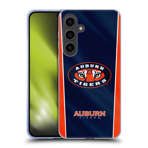 Auburn University AU Auburn University Banner Soft Gel Case for Samsung Galaxy S24+ 5G