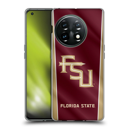 Florida State University FSU Florida State University Banner Soft Gel Case for OnePlus 11 5G