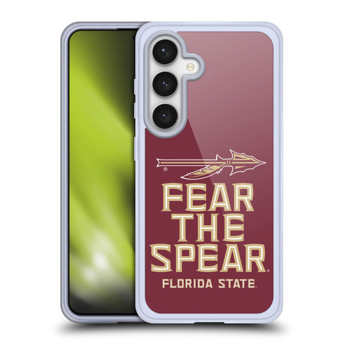 Florida State University FSU Florida State University Art Fear The Spear Soft Gel Case for Samsung Galaxy S24 5G