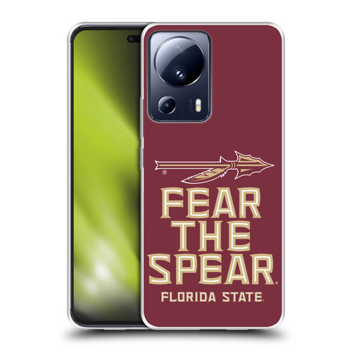 Florida State University FSU Florida State University Art Fear The Spear Soft Gel Case for Xiaomi 13 Lite 5G