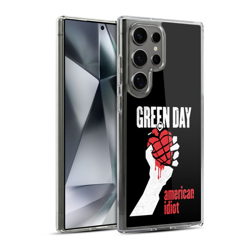 Green Day Graphics American Idiot Soft Gel Case for Samsung Galaxy S24 Ultra 5G