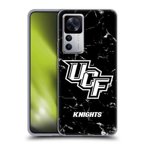 University Of Central Florida UCF University Of Central Florida Black And White Marble Soft Gel Case for Xiaomi 12T 5G / 12T Pro 5G / Redmi K50 Ultra 5G