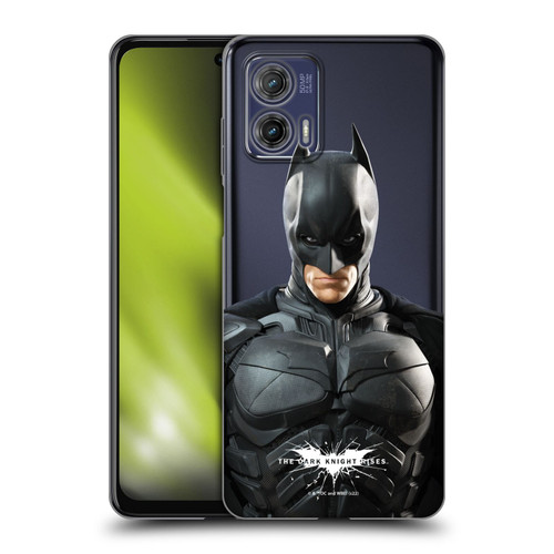 The Dark Knight Rises Character Art Batman Soft Gel Case for Motorola Moto G73 5G