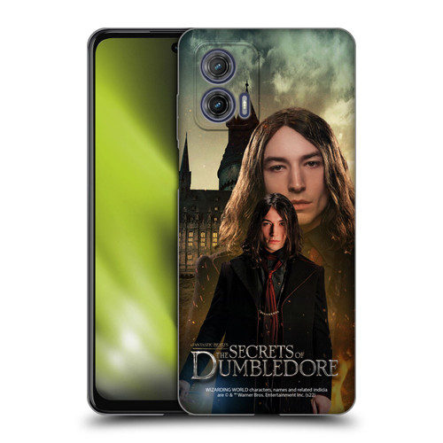 Fantastic Beasts: Secrets of Dumbledore Character Art Credence Barebone Soft Gel Case for Motorola Moto G73 5G