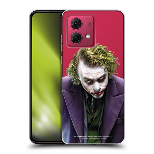 The Dark Knight Character Art Joker Soft Gel Case for Motorola Moto G84 5G