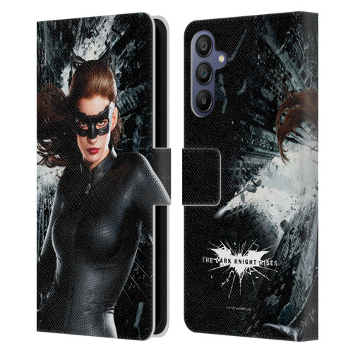 The Dark Knight Rises Character Art Catwoman Leather Book Wallet Case Cover For Samsung Galaxy A15