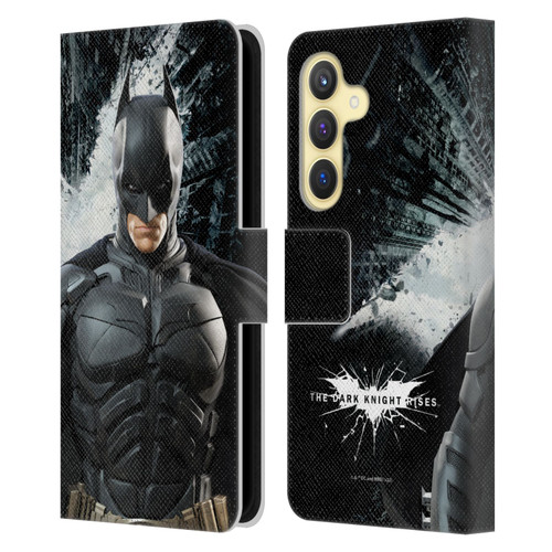 The Dark Knight Rises Character Art Batman Leather Book Wallet Case Cover For Samsung Galaxy S24 5G