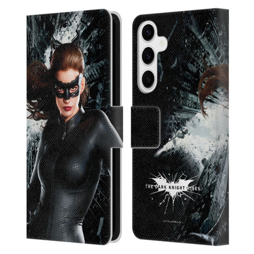 The Dark Knight Rises Character Art Catwoman Leather Book Wallet Case Cover For Samsung Galaxy S24+ 5G