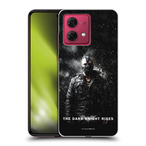 The Dark Knight Rises Key Art Bane Rain Poster Soft Gel Case for Motorola Moto G84 5G