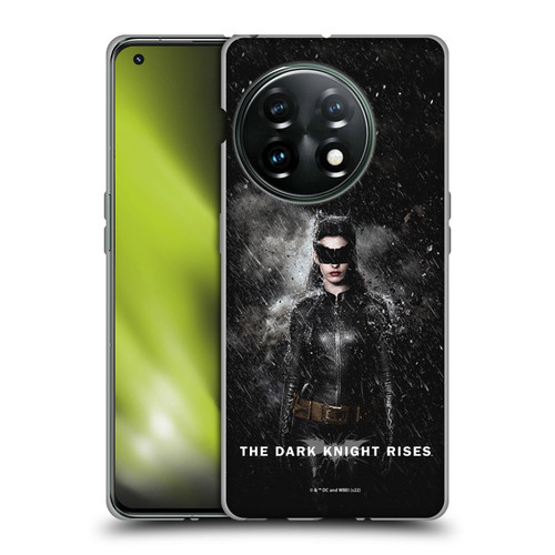 The Dark Knight Rises Key Art Catwoman Rain Poster Soft Gel Case for OnePlus 11 5G