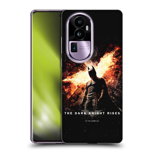 The Dark Knight Rises Key Art Batman Poster Soft Gel Case for OPPO Reno10 Pro+