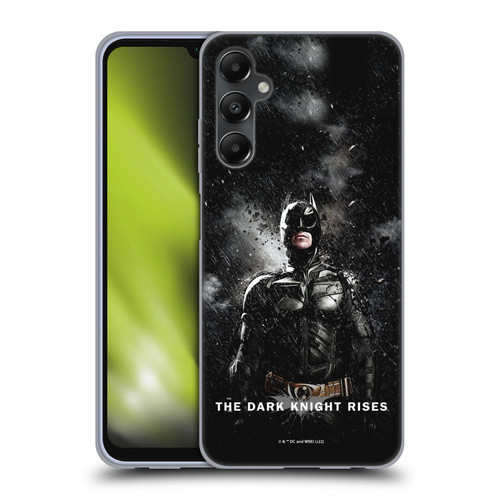 The Dark Knight Rises Key Art Batman Rain Poster Soft Gel Case for Samsung Galaxy A05s
