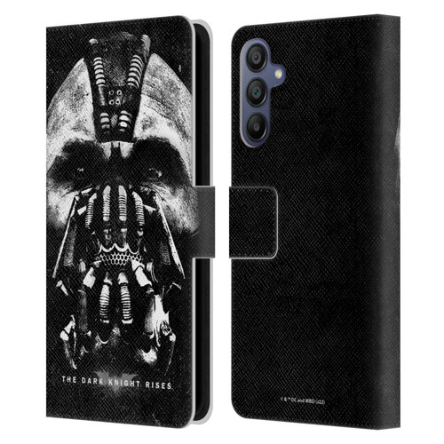 The Dark Knight Rises Key Art Bane Leather Book Wallet Case Cover For Samsung Galaxy A15