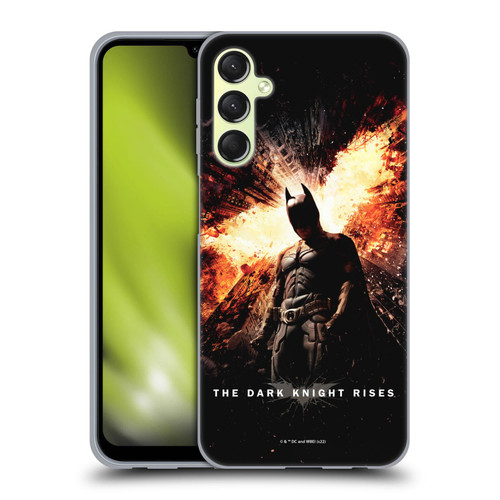 The Dark Knight Rises Key Art Batman Poster Soft Gel Case for Samsung Galaxy A24 4G / M34 5G