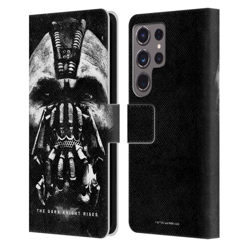 The Dark Knight Rises Key Art Bane Leather Book Wallet Case Cover For Samsung Galaxy S24 Ultra 5G