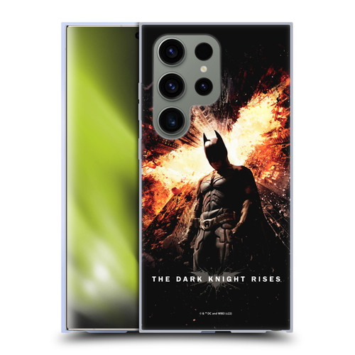 The Dark Knight Rises Key Art Batman Poster Soft Gel Case for Samsung Galaxy S24 Ultra 5G