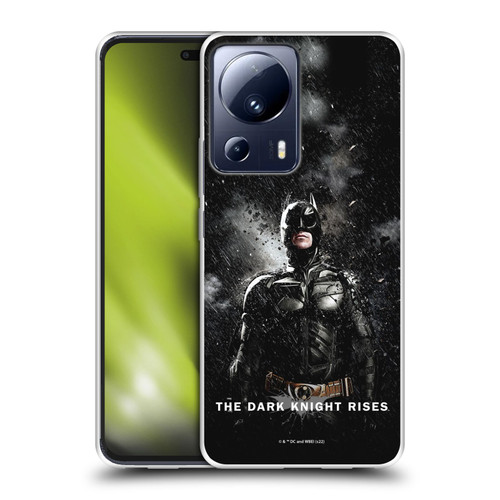 The Dark Knight Rises Key Art Batman Rain Poster Soft Gel Case for Xiaomi 13 Lite 5G