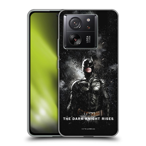 The Dark Knight Rises Key Art Batman Rain Poster Soft Gel Case for Xiaomi 13T 5G / 13T Pro 5G