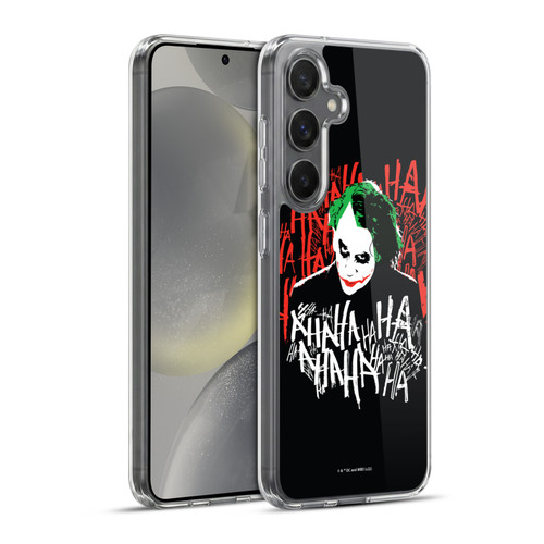 The Dark Knight Graphics Joker Laugh Soft Gel Case for Samsung Galaxy S24+ 5G
