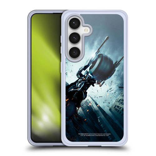 The Dark Knight Key Art Batman Batpod Soft Gel Case for Samsung Galaxy S24 5G