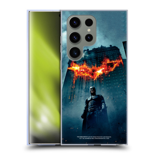 The Dark Knight Key Art Batman Poster Soft Gel Case for Samsung Galaxy S24 Ultra 5G